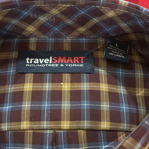 Brand new Long Sleeve Dress Shirt. TravelSmart by Roundtree &Yorke - Picture 2 of 2